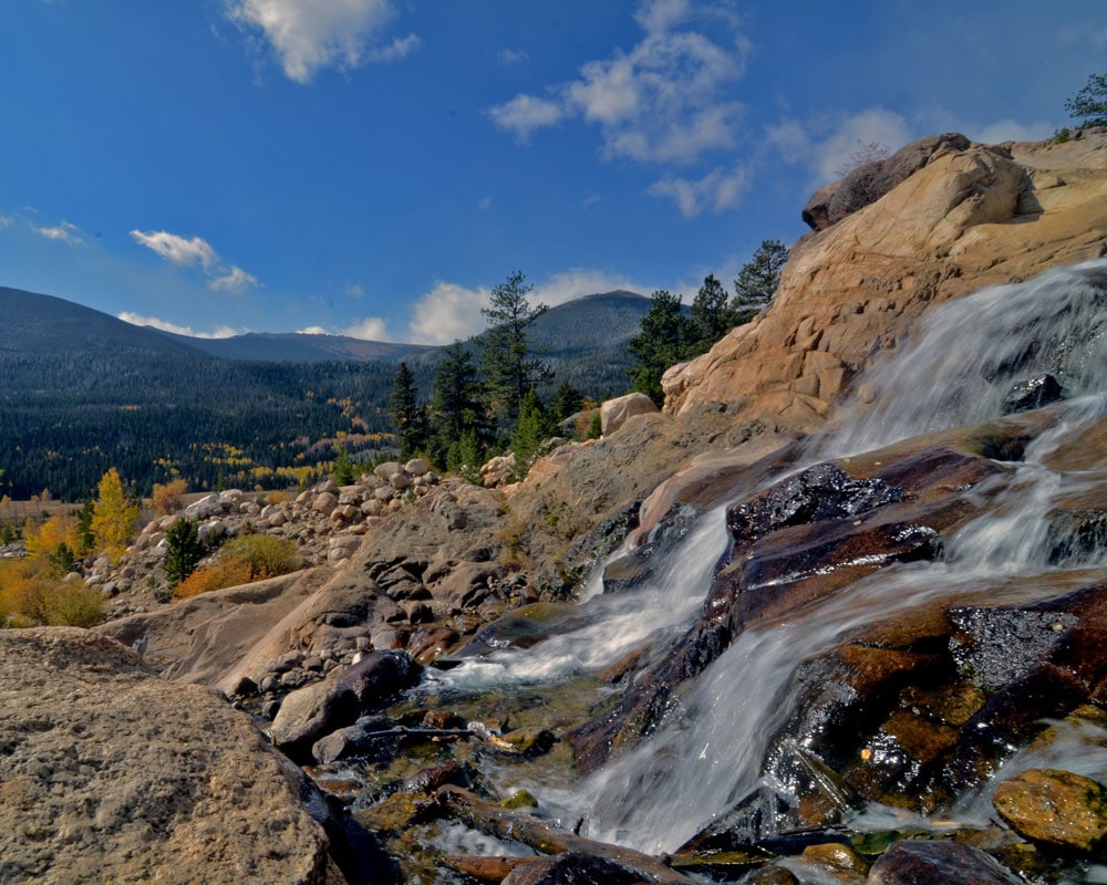 alluvial fan - easy hikes in rocky mountain national park