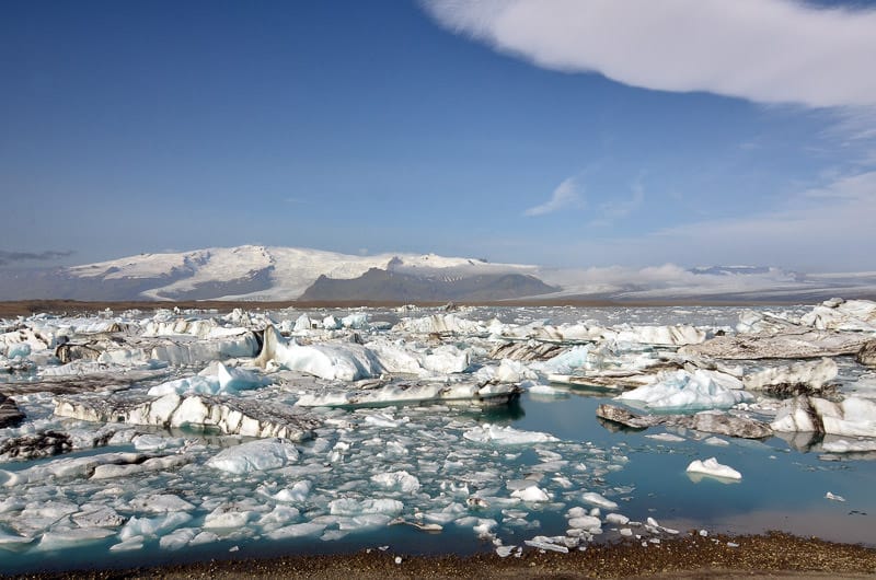 Iceland glacier lagoon