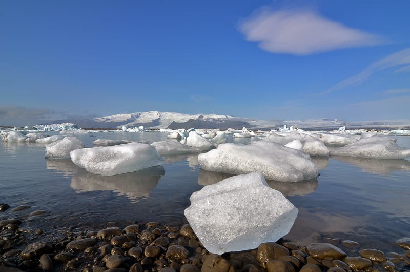 Iceland glacier lagoon