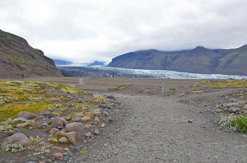 Iceland skaftafell glacier