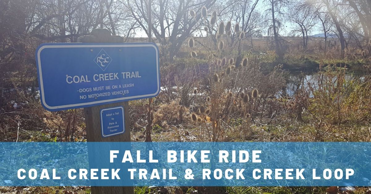 Fun Boulder Fall Bike Ride: Coal Creek Trail & Rock Creek Loop