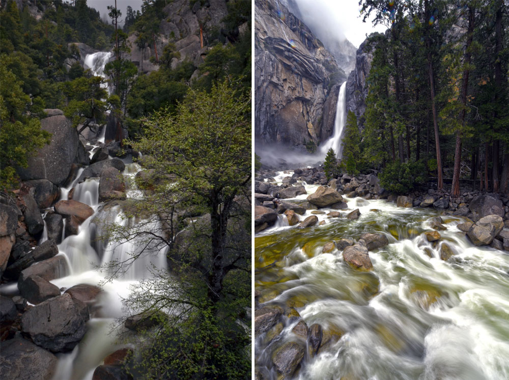 Yosemite in April did not disappoint. While Yosemite in May is even better, the flow at Yosemite Falls was great!