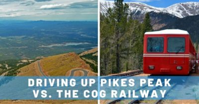 Driving Up Pikes Peak Highway vs. the Cog Railway