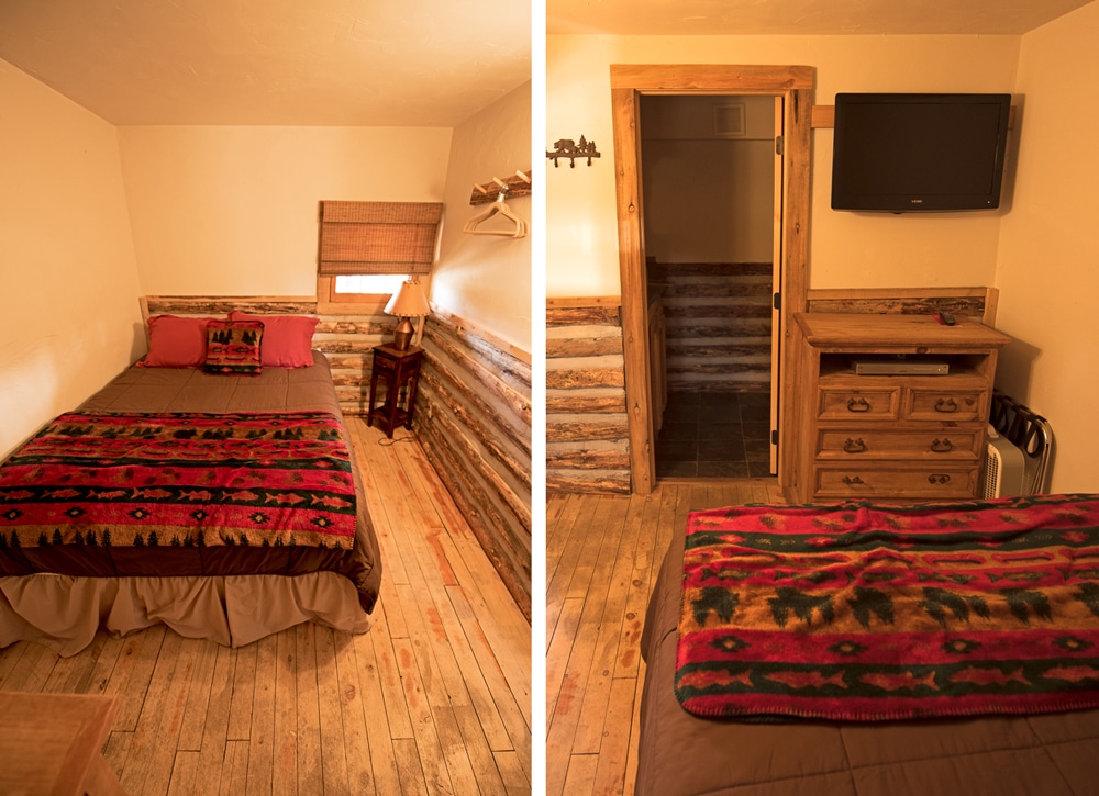 Bedroom in our Grand Lake Cabin Rental