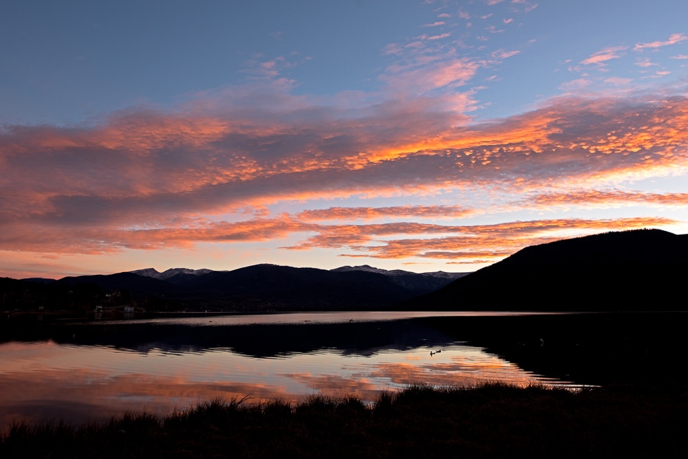 Shadow Mountain Lake at Sunset