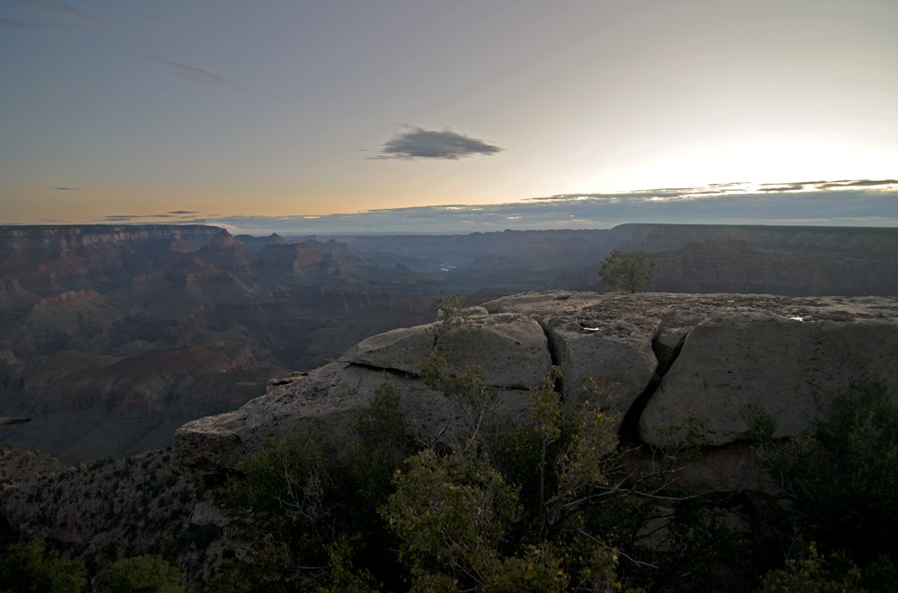 sunrise at the Grand Canyon