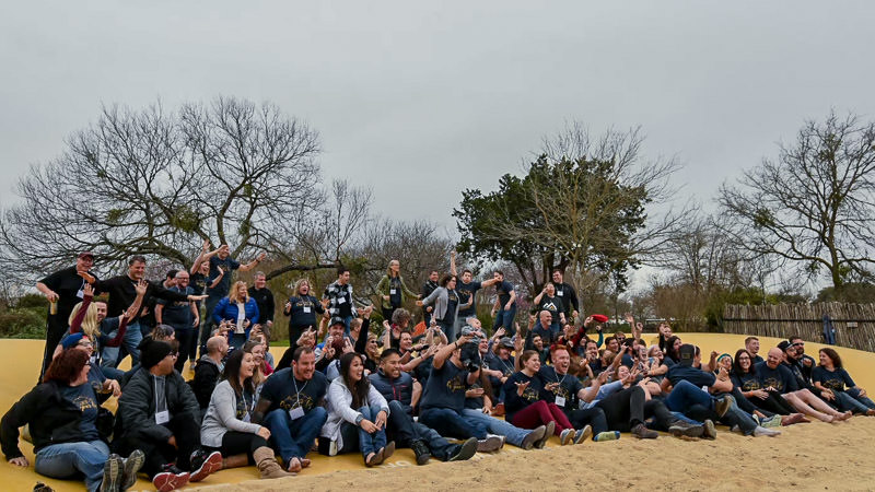 A group photo of the 100+ attendees of the RVE Summit 2017, Texas