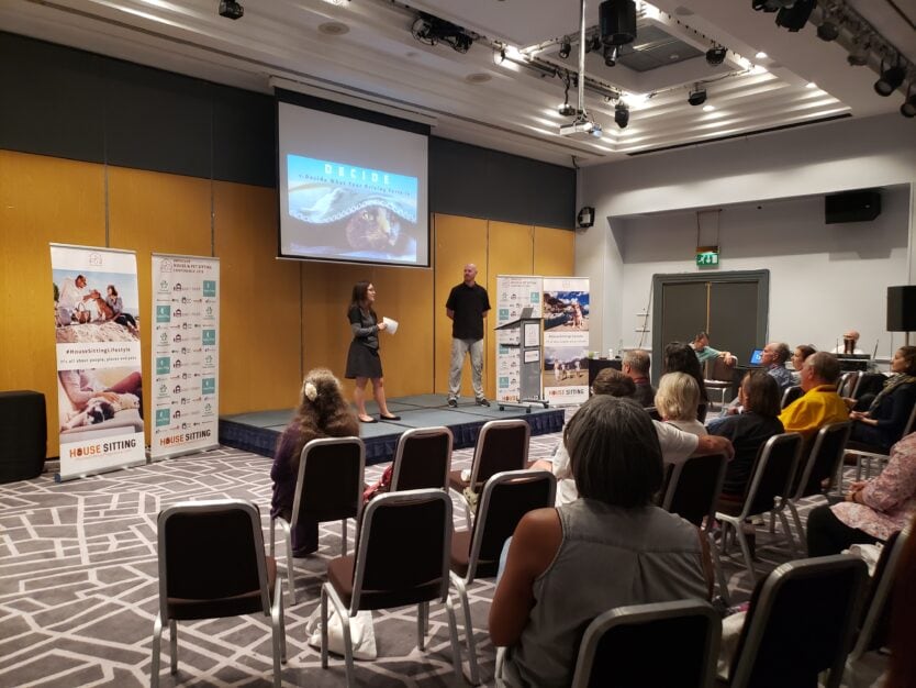 speaking at pet and house sitting conference in 2019