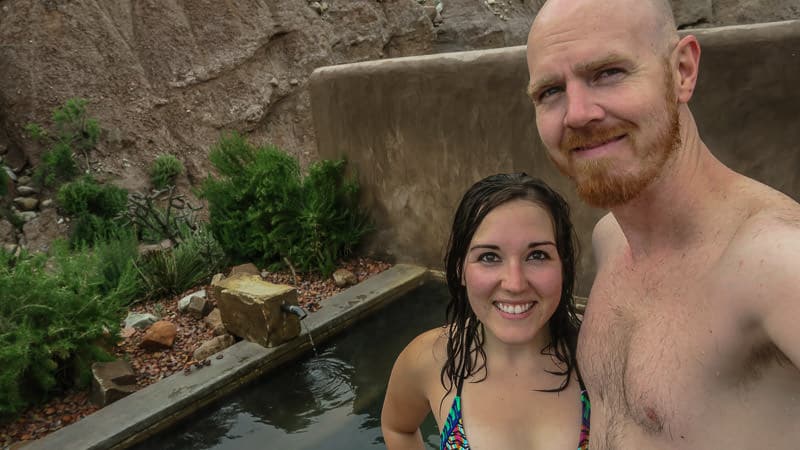 Brooke and Buddy taking a selfie during their romantic getaway in New Mexico