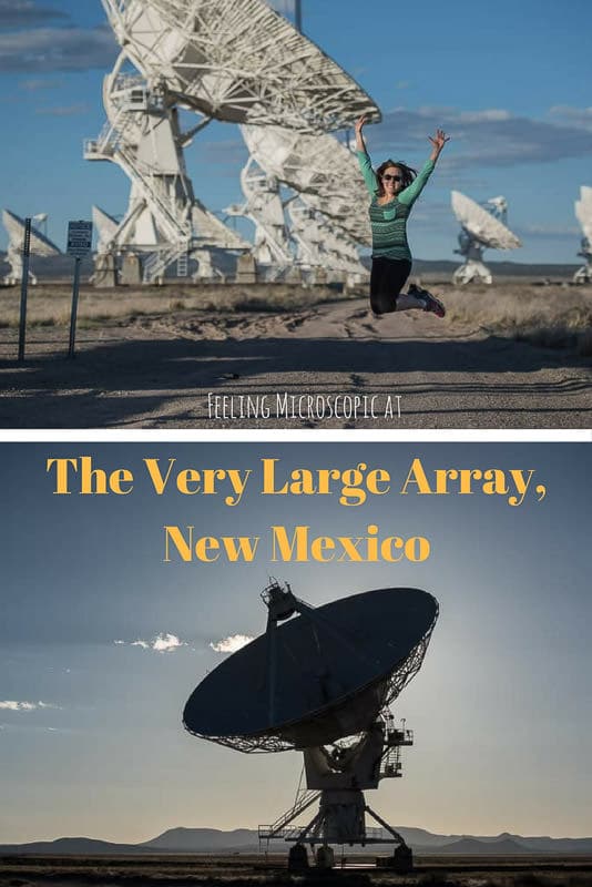 Feeling Microscopic at the Very Large Array in New Mexico
