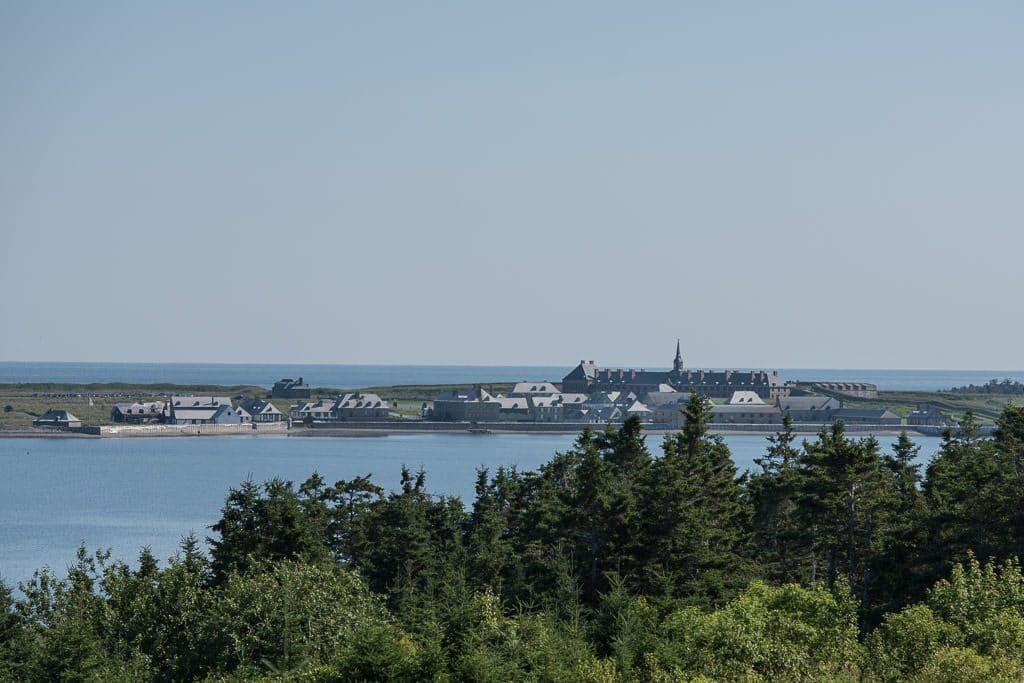 Looking towards Fortress of Louisbourg from off in the distance