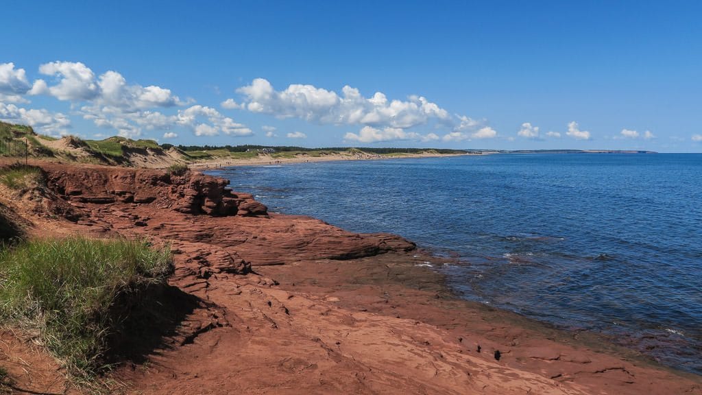 Overlook while cycling the Gulf Shore Way in PEI
