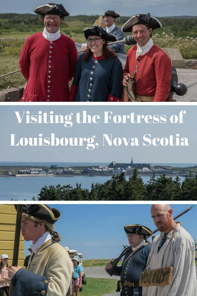Firing a Cannon while Visiting the Fortress of Louisbourg in Nova Scotia