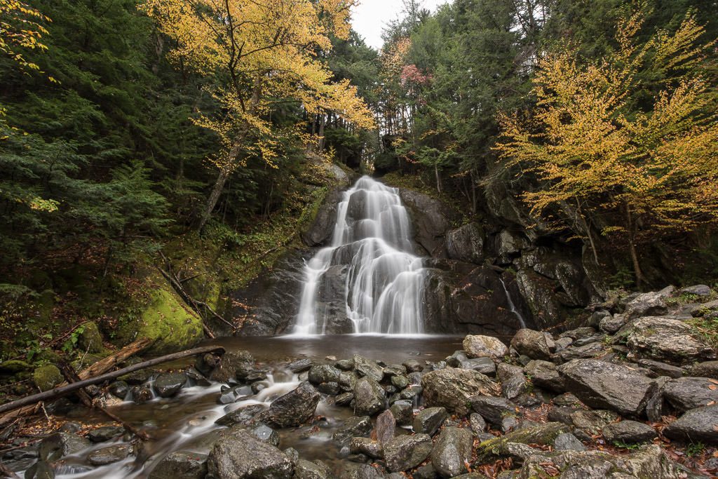 Moss Glenn Falls in Vermont