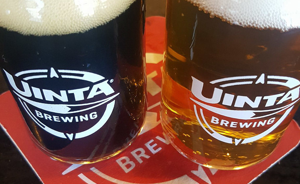 Beer from Uinta brewing in Salt Lake City