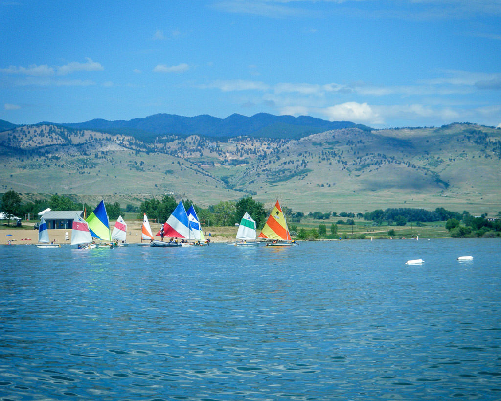 Boats on Boulder Reservoir