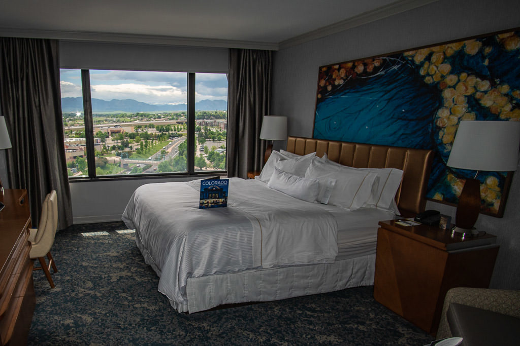 Our room with mountain views at the Westin 