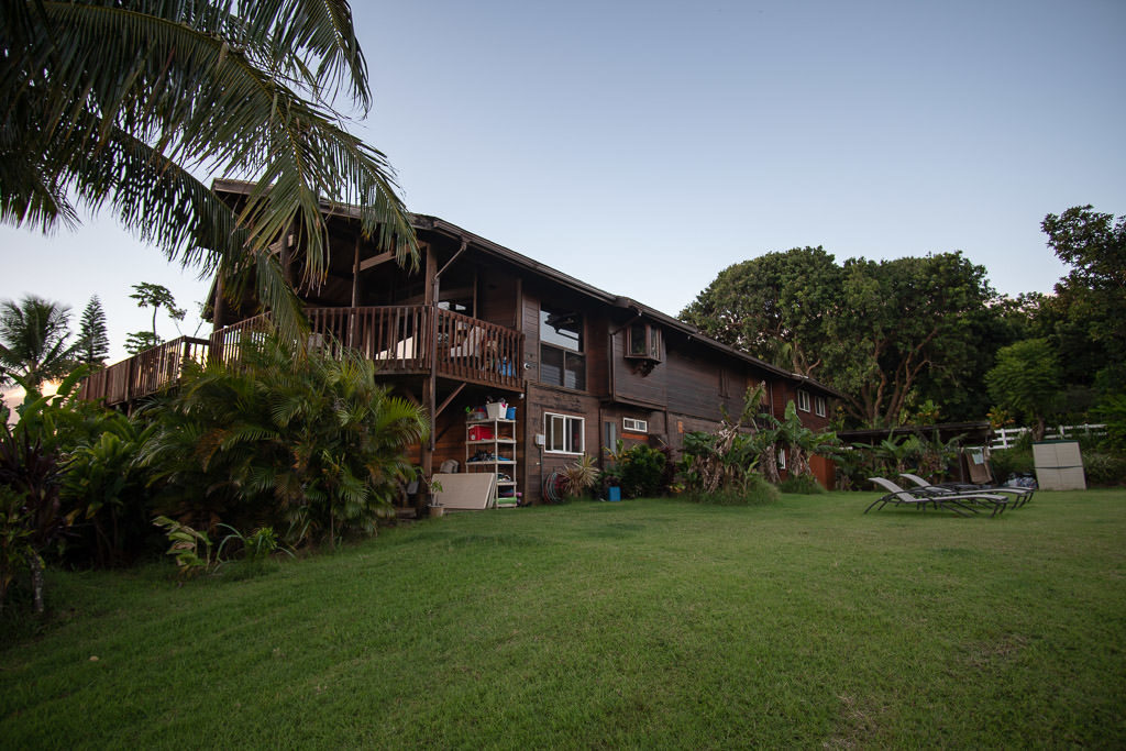 The main house at Peace of Maui that we used as our base for our 3 epic Maui Drives