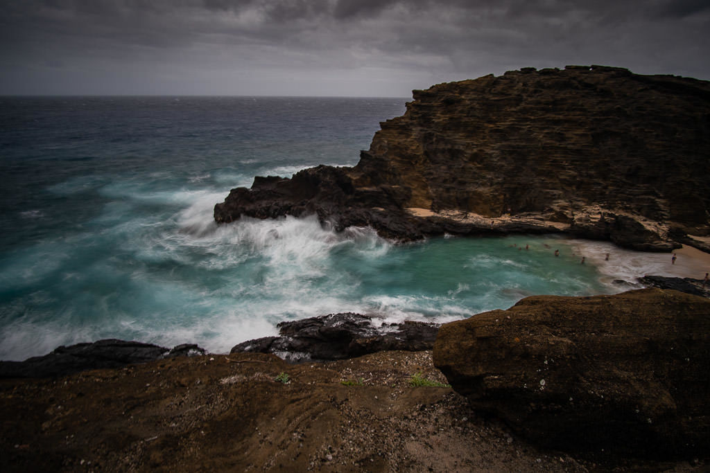 Halona Blowhole Lookout beach