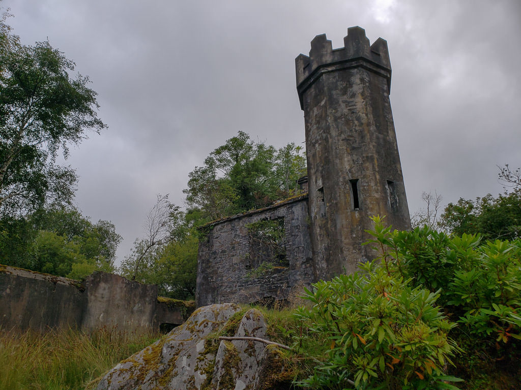 abandoned abbey in Killarney National Park