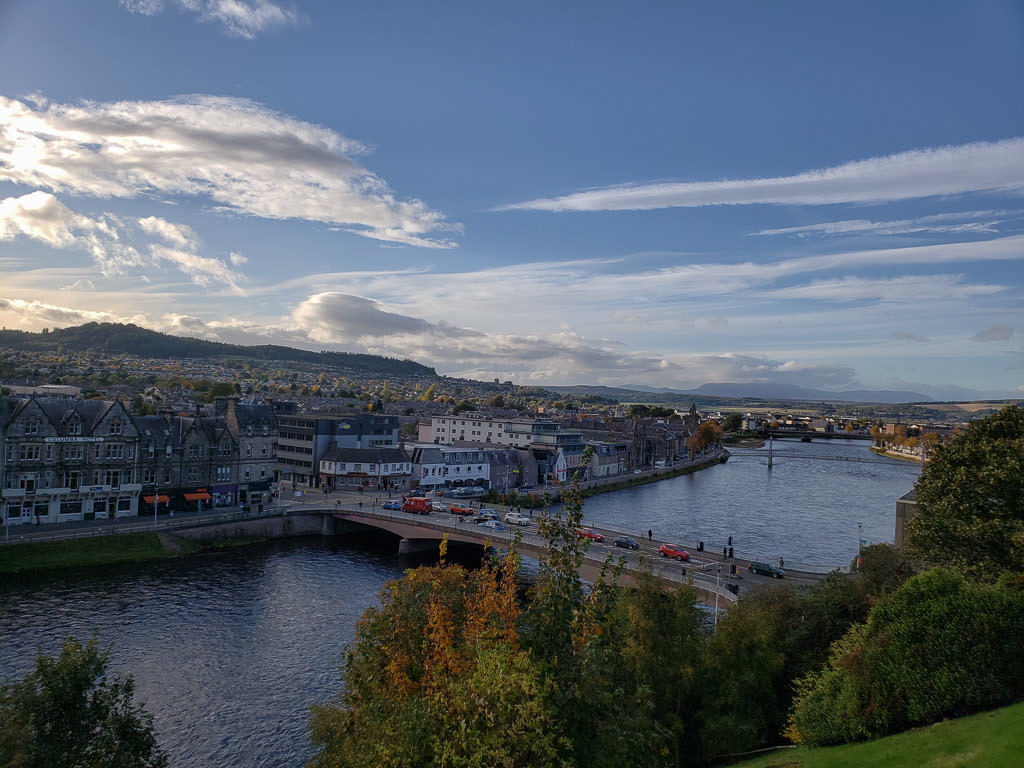 city and river views of inverness scotland from inverness castle | things to do in inverness scotland