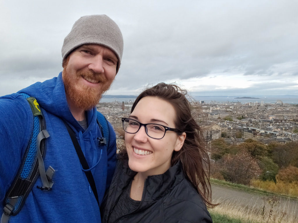 views from edinburgh castle of the city for 48 hours in Edinburgh