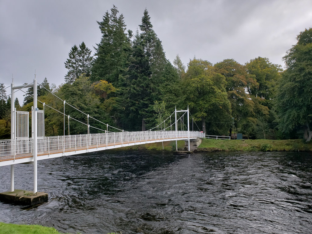 bridge at the islands park in inverness scotland