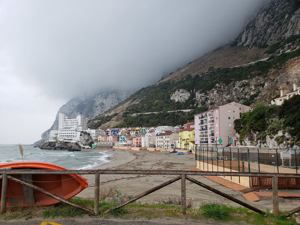 Catalan Bay beach in gibraltar