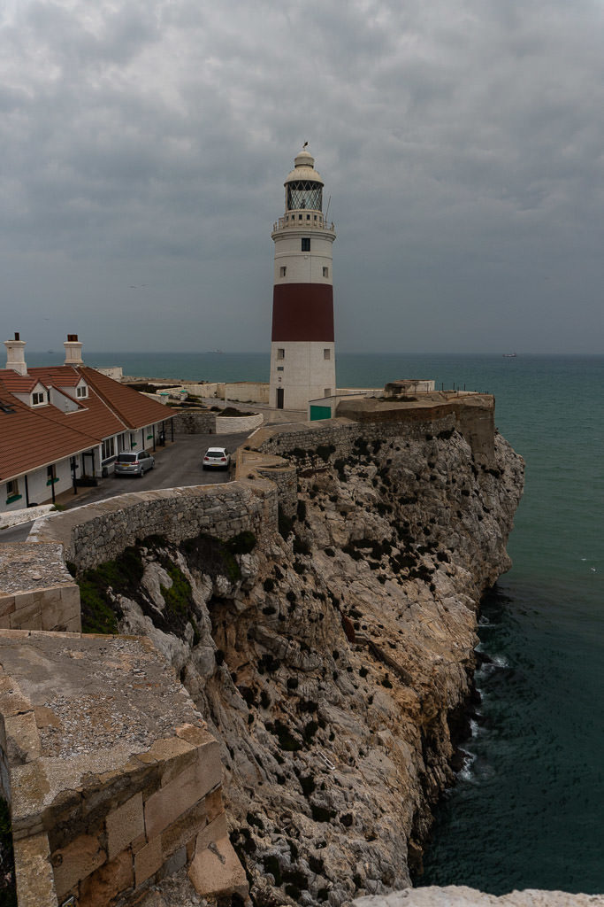 cliffs and europa point lighthouse on quick trip to gibraltar