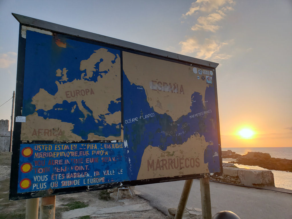 map of europe and africa in tarifa