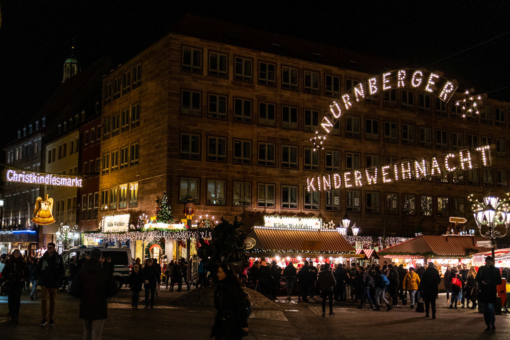 Nuremberg kinderweihnacht christmas market in germany