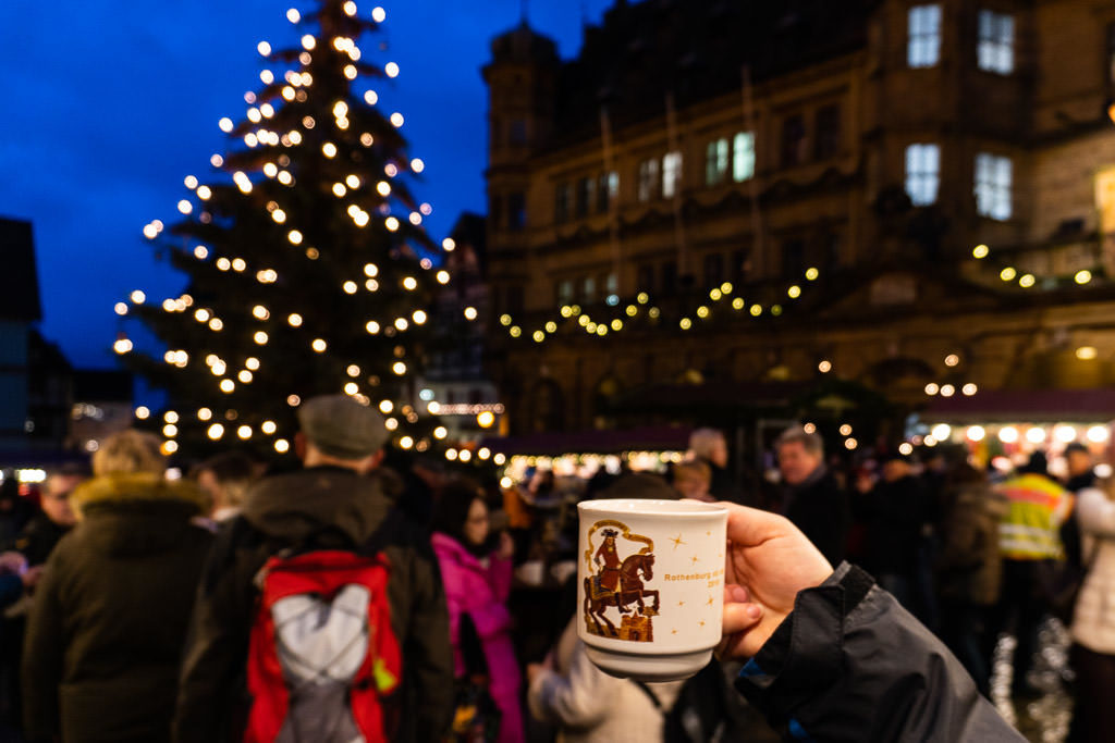 rothenburg christmas market mug