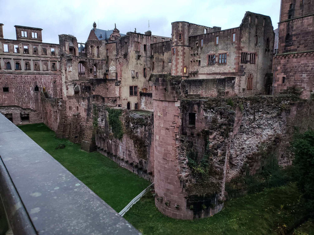 heidelberg castle ruins in germany