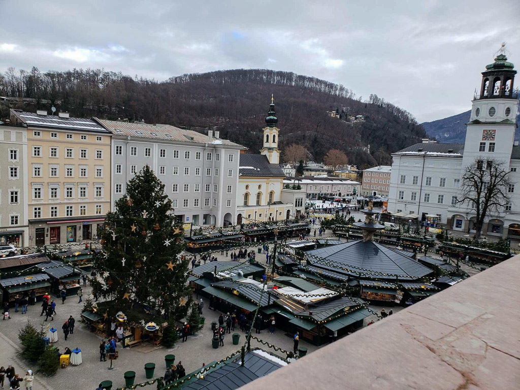 main salzburg christmas market in austria