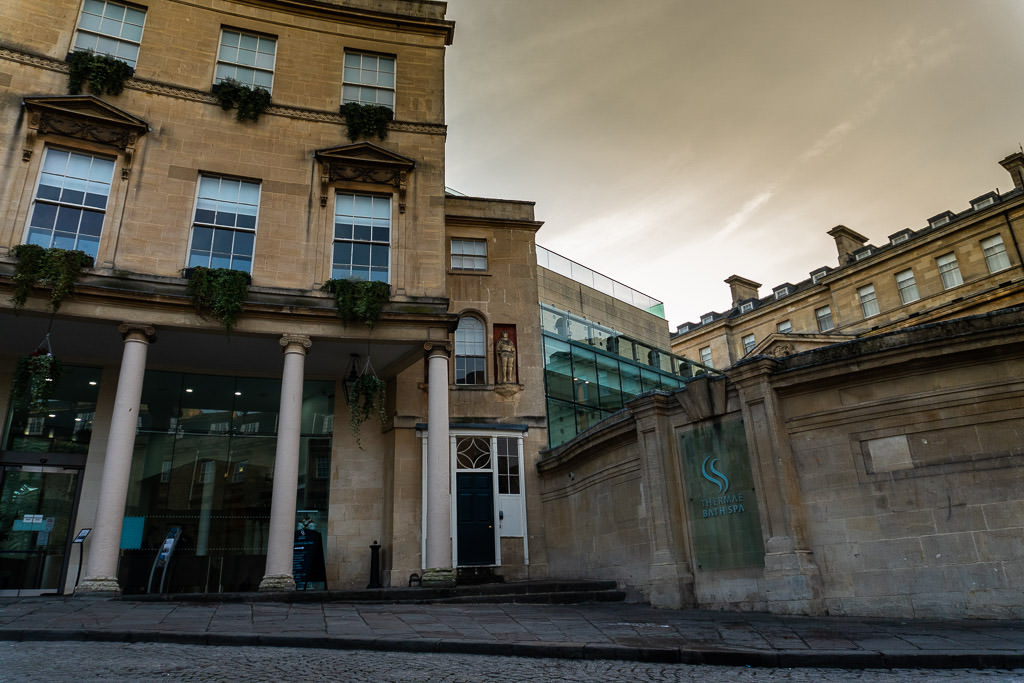 immersed in history in bath - thermae spa