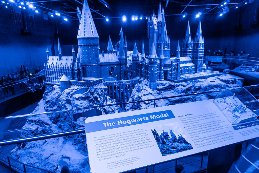 The Hogwarts Model at Warner Brothers Studio Tour in London