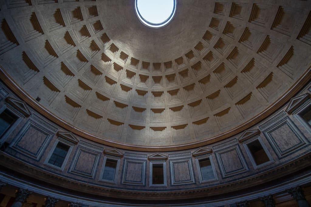 first trip to Rome Italy - pantheon