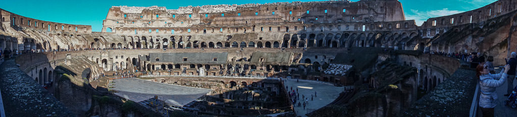 first trip to Rome Italy - coloseum