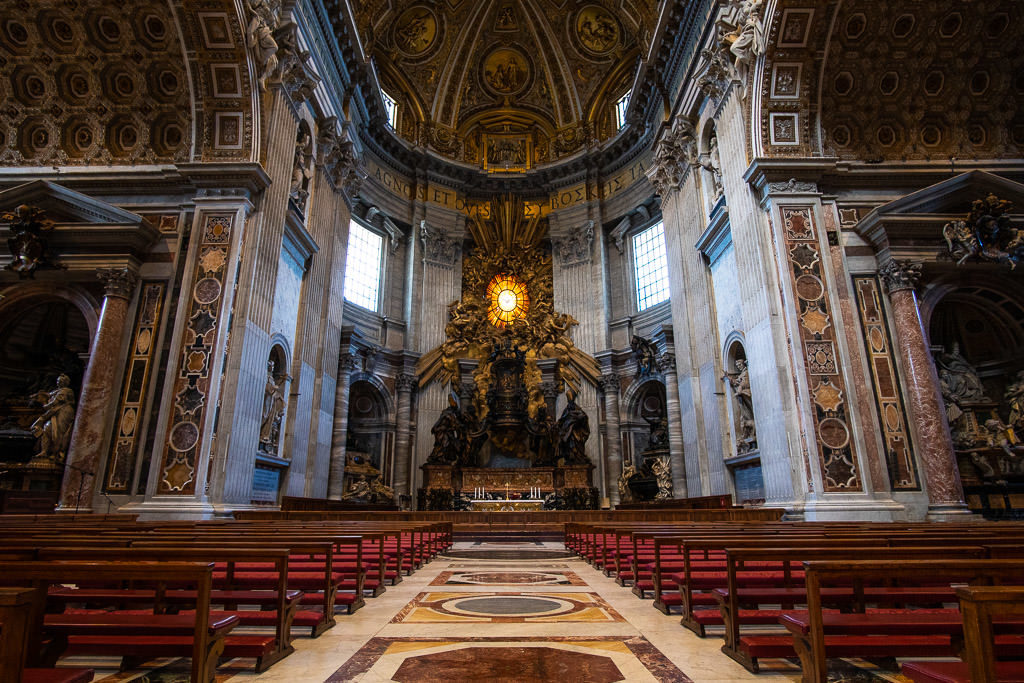 first trip to Rome Italy - St. Peter's Basilica