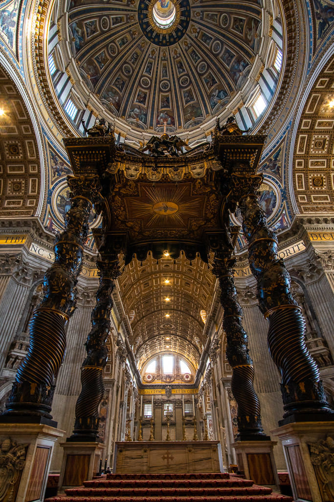 first trip to Rome Italy - St. Peter's Basilica