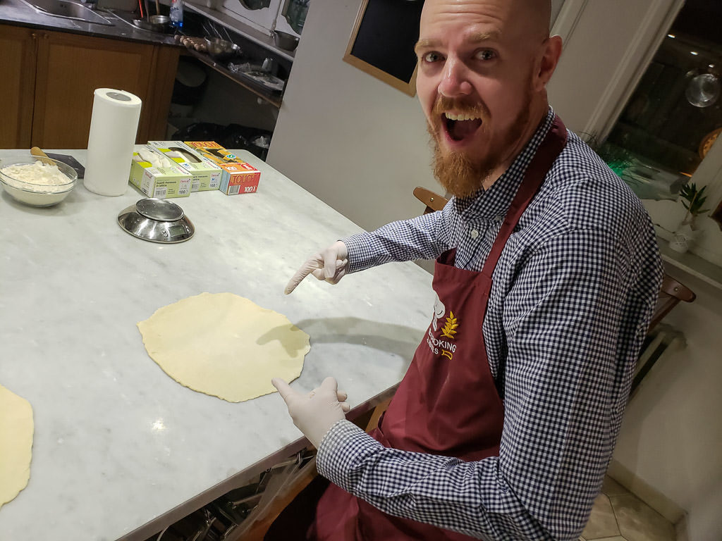 pizza gelato in rome cooking