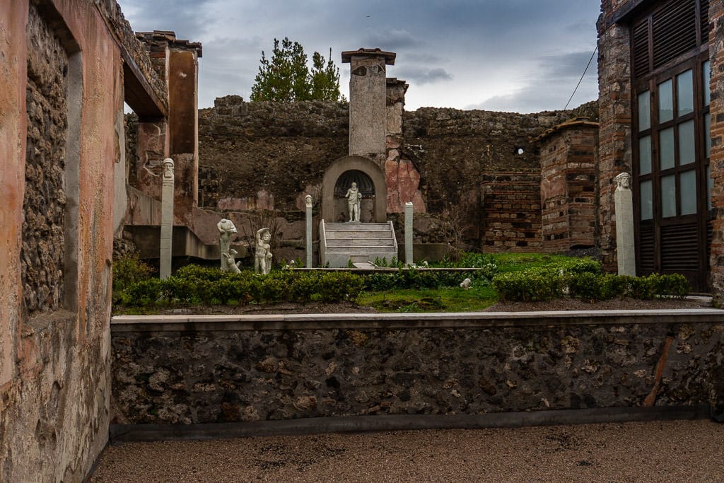 ruins of pompeii in naples italy