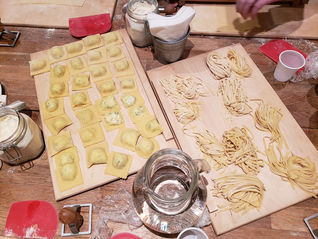 first trip to Rome Italy - pasta making class