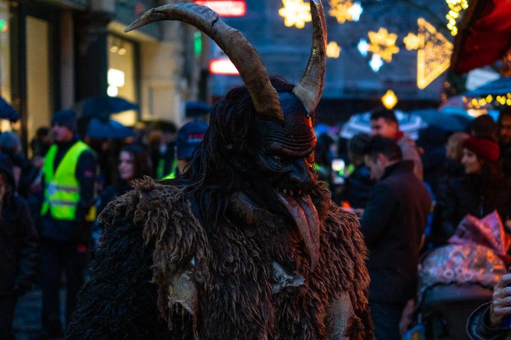 demon from munich krampus run