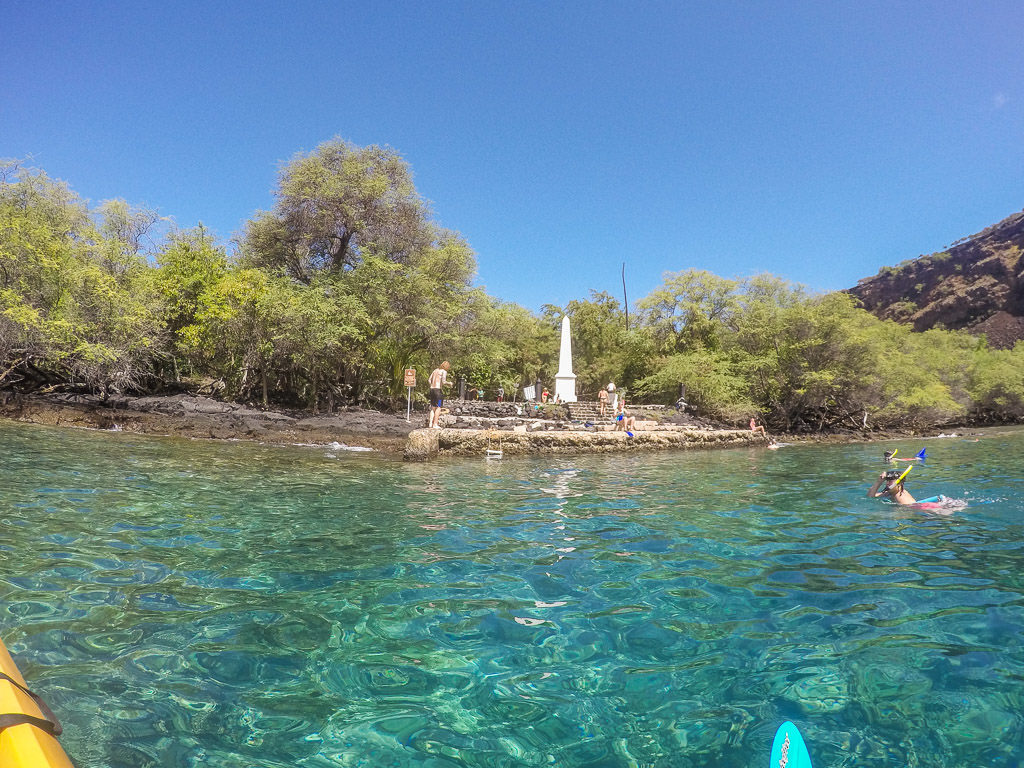 big island kayaking with wild dolphins and snorkeling kona captain cook monument