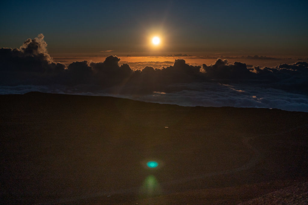 mauna kea summit sunset