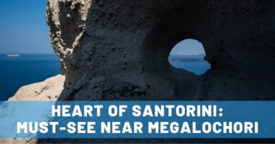 Stumbling Upon the ‘Heart of Santorini' Near Megalochori, Greece