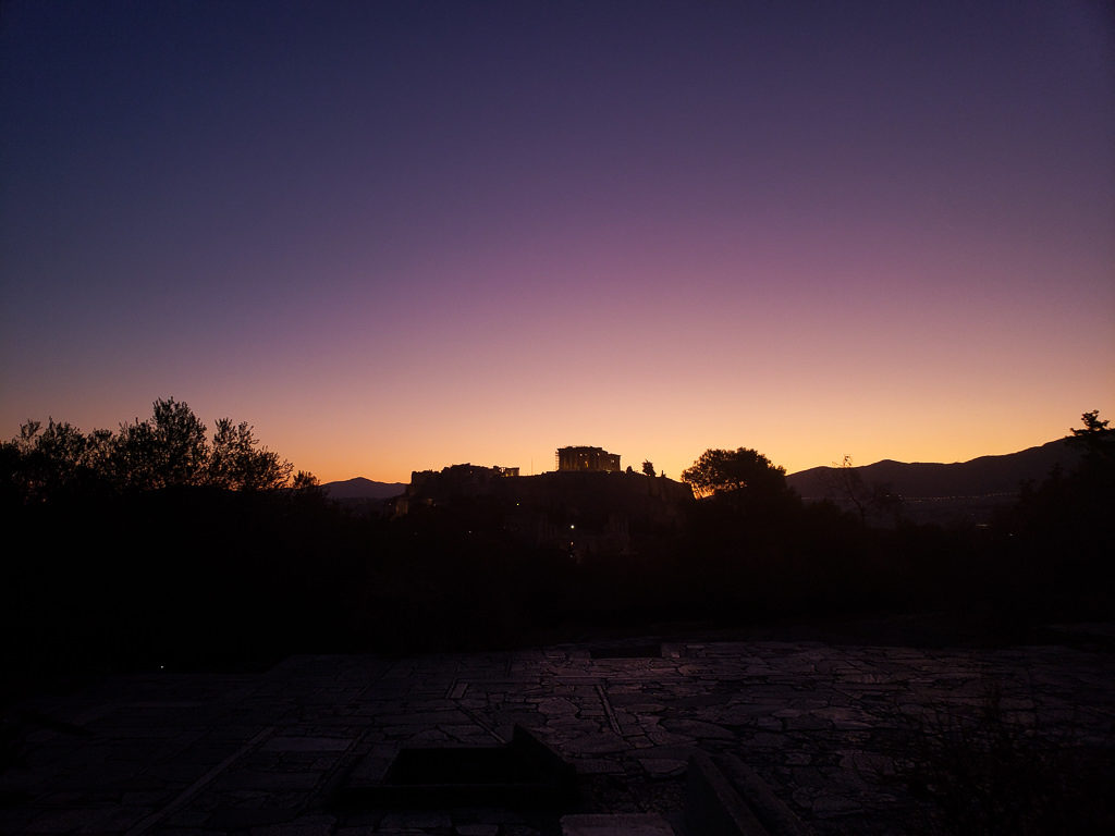athens on a budget - acropolis sunrise