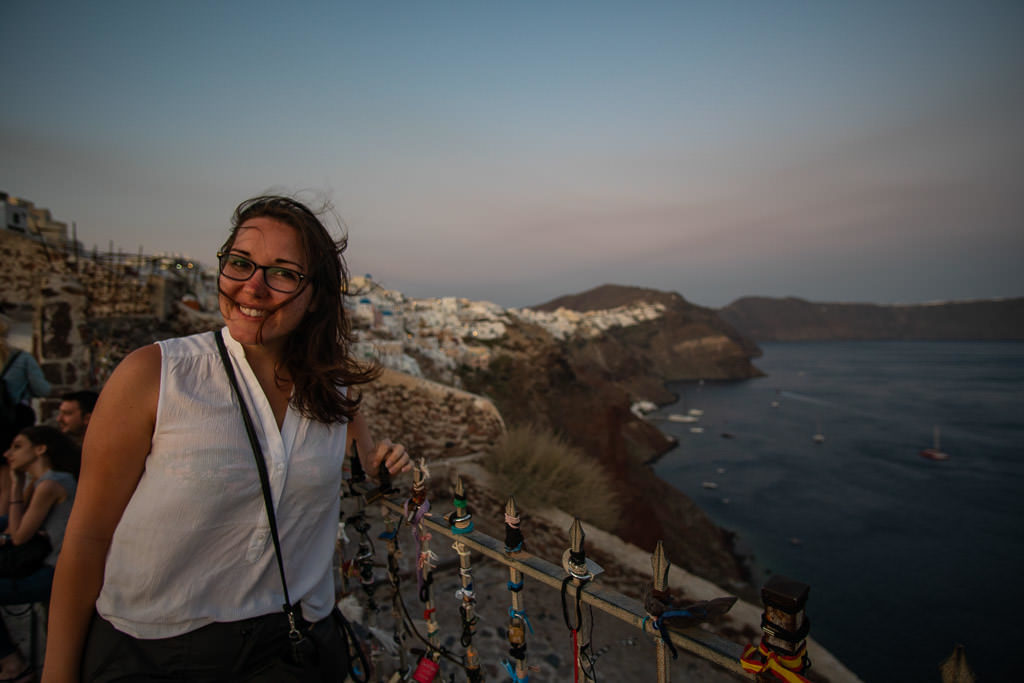 things to do in santorini - oia sunset