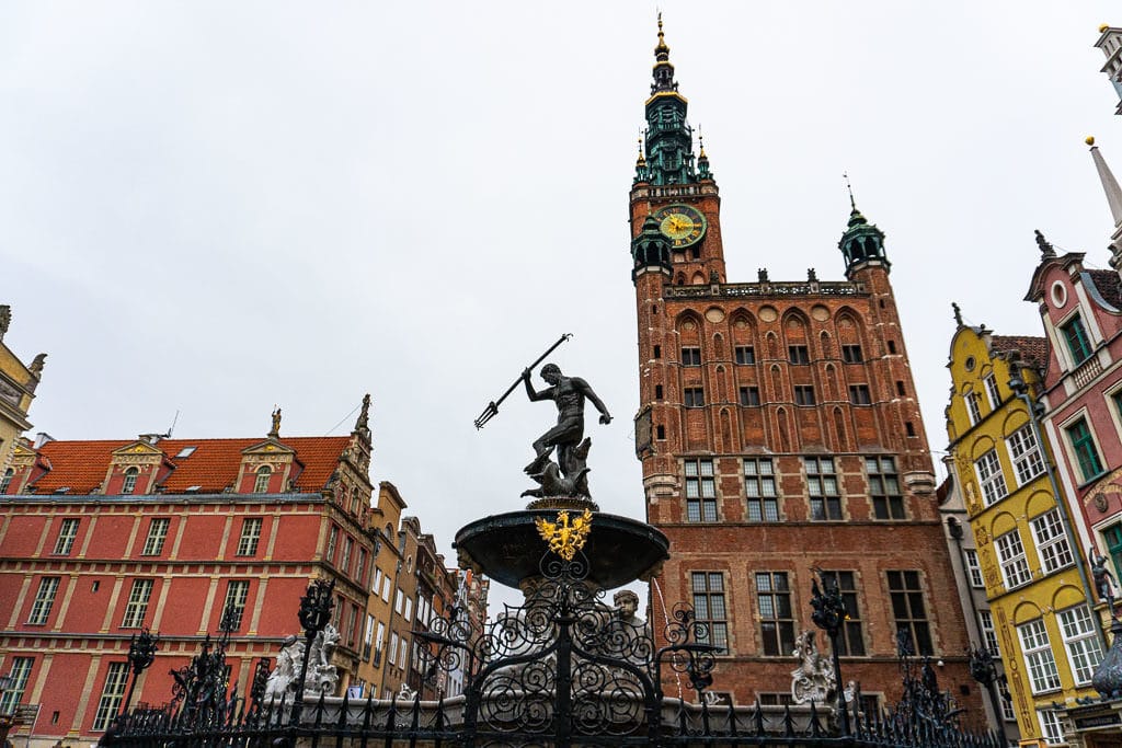 gdansk poland neptune's fountain